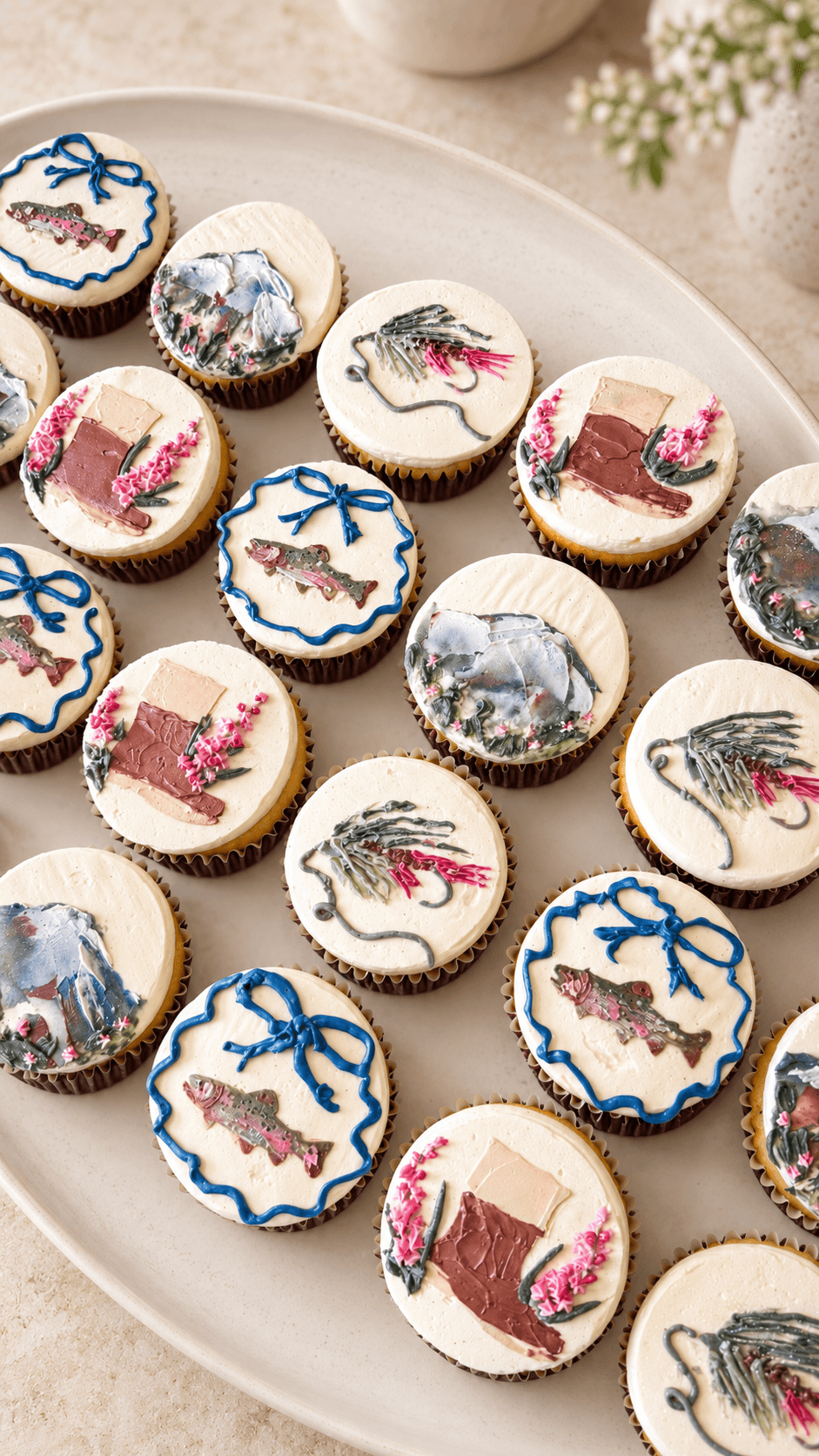 She’s a catch cupcakes